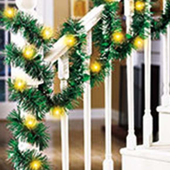 Fun foil garland lighted garland Great indoors and - Picture 3 of 3